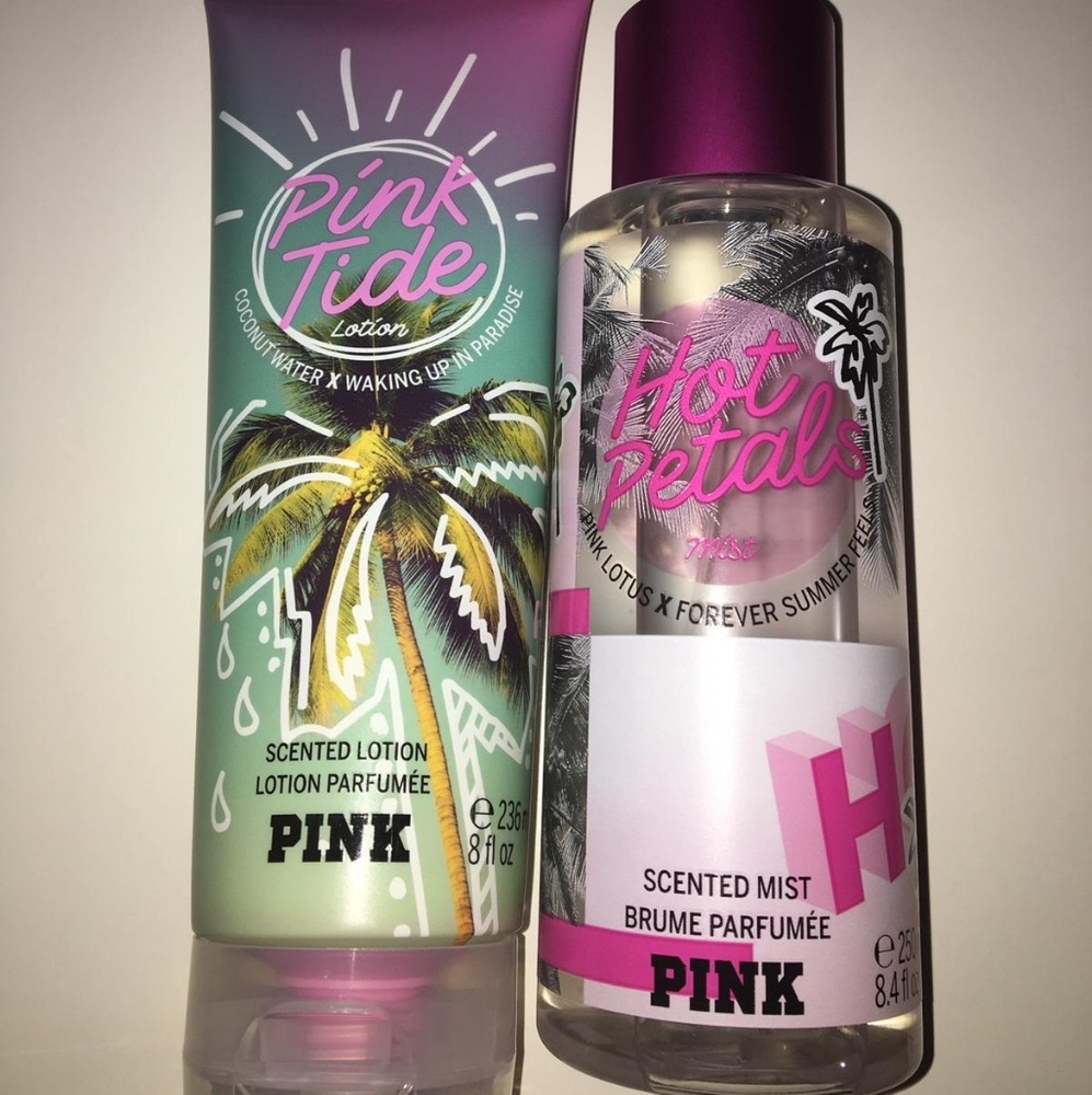 Pink tide and Hot petals